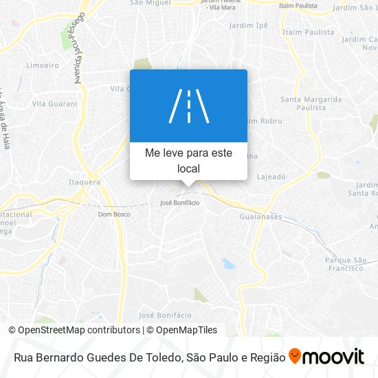 Rua Bernardo Guedes De Toledo mapa