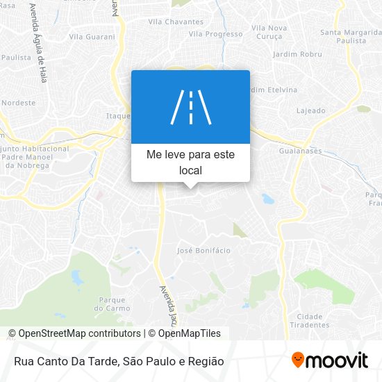 Rua Canto Da Tarde mapa