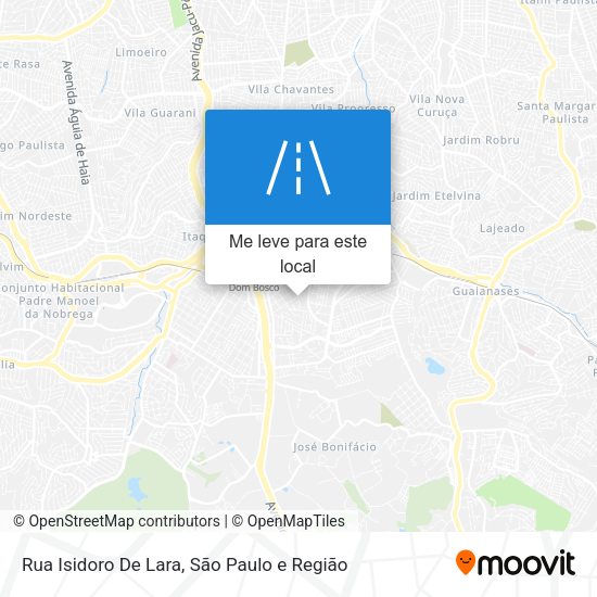 Rua Isidoro De Lara mapa