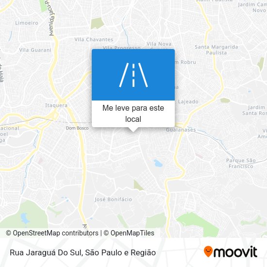 Rua Jaraguá Do Sul mapa