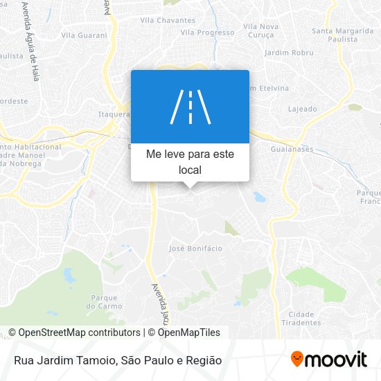 Rua Jardim Tamoio mapa