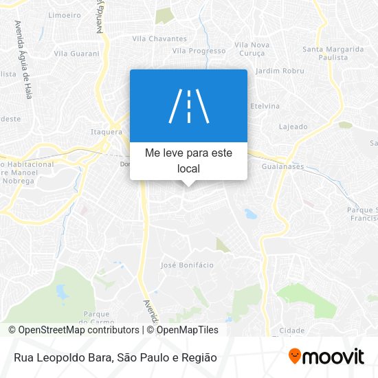 Rua Leopoldo Bara mapa