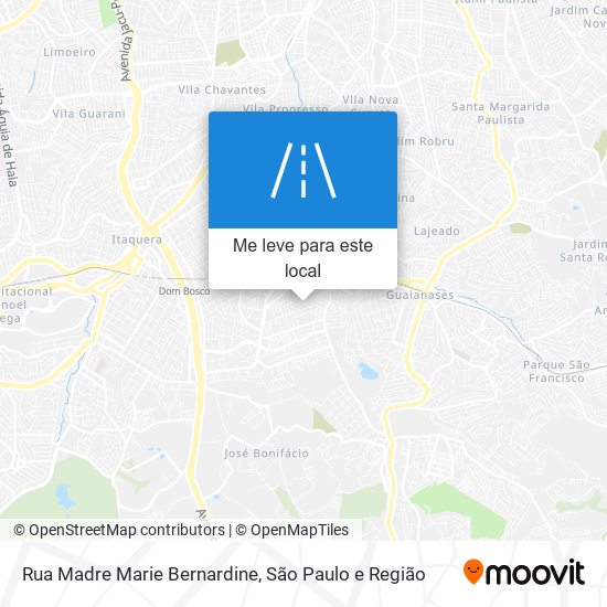 Rua Madre Marie Bernardine mapa