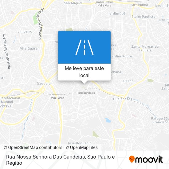 Rua Nossa Senhora Das Candeias mapa
