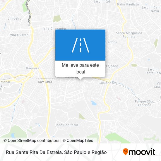 Rua Santa Rita Da Estrela mapa