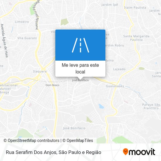 Rua Serafim Dos Anjos mapa