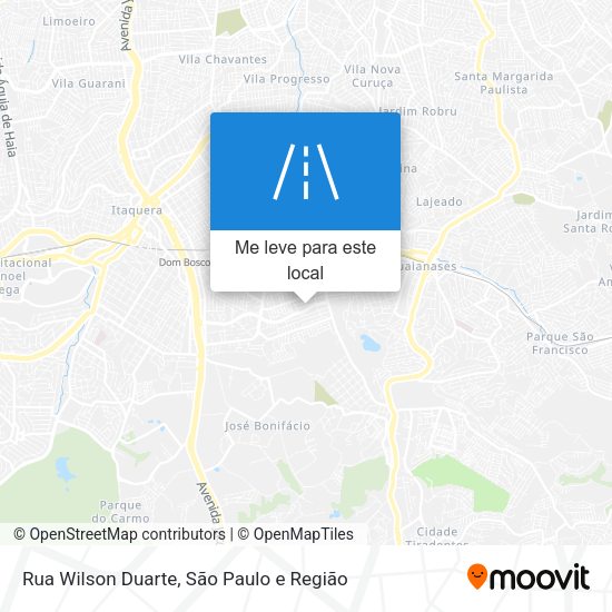Rua Wilson Duarte mapa