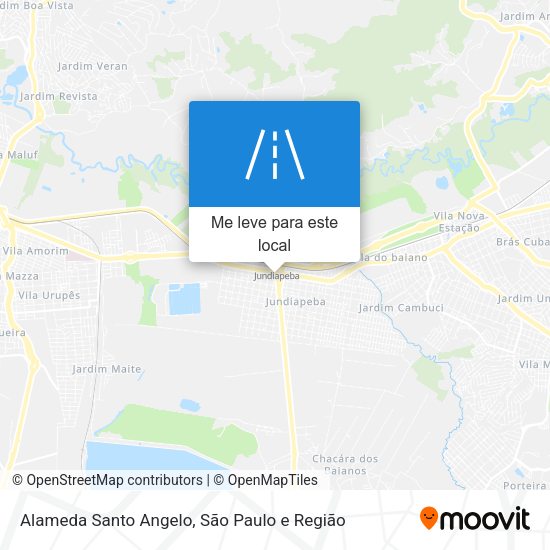 Alameda Santo Angelo mapa