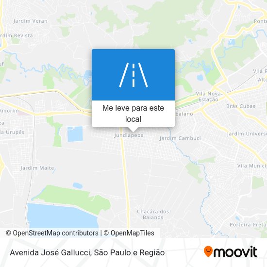 Avenida José Gallucci mapa