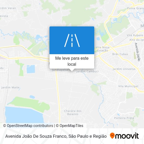 Avenida João De Souza Franco mapa