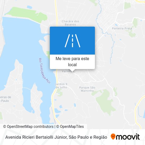 Avenida Ricieri Bertaiolli Júnior mapa