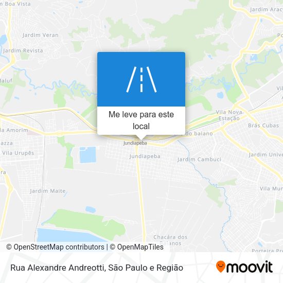 Rua Alexandre Andreotti mapa