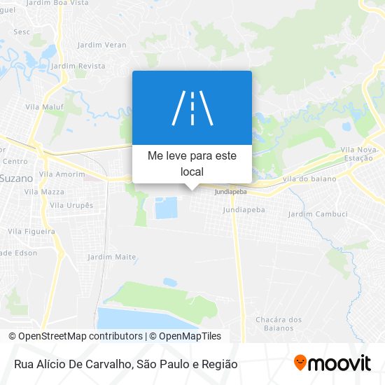 Rua Alício De Carvalho mapa