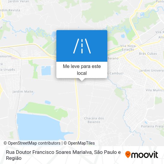Rua Doutor Francisco Soares Marialva mapa