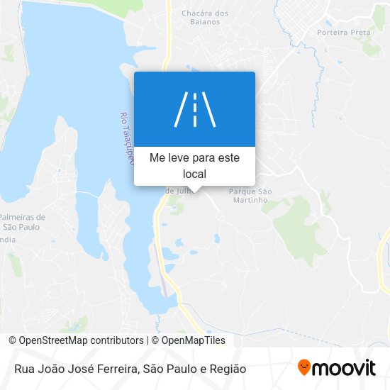 Rua João José Ferreira mapa