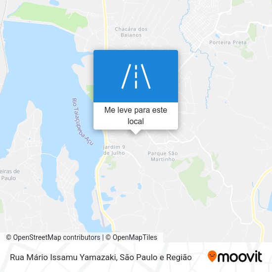 Rua Mário Issamu Yamazaki mapa