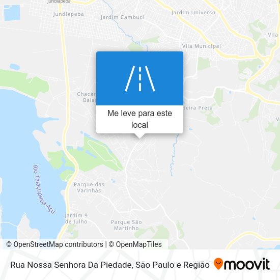 Rua Nossa Senhora Da Piedade mapa