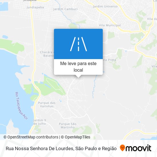 Rua Nossa Senhora De Lourdes mapa