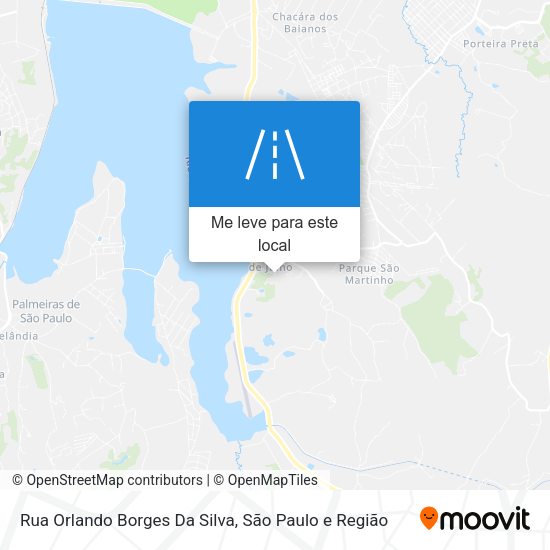 Rua Orlando Borges Da Silva mapa