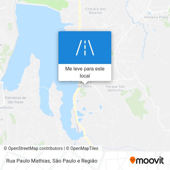 Rua Paulo Mathias mapa