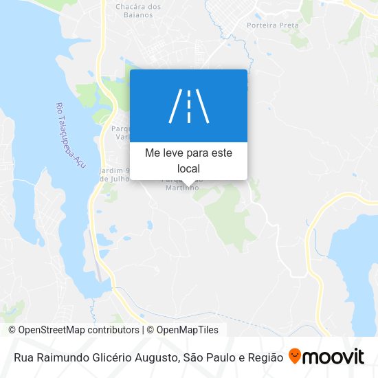 Rua Raimundo Glicério Augusto mapa