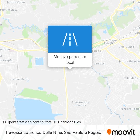 Travessa Lourenço Della Nina mapa