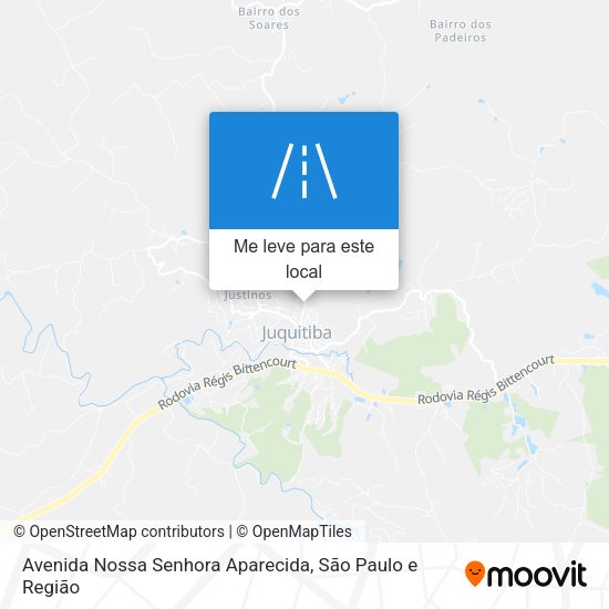 Avenida Nossa Senhora Aparecida mapa