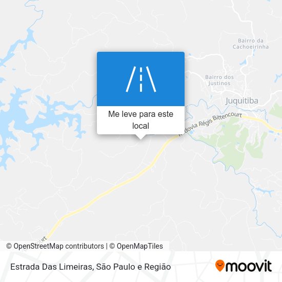 Estrada Das Limeiras mapa