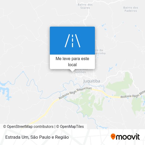 Estrada Um mapa