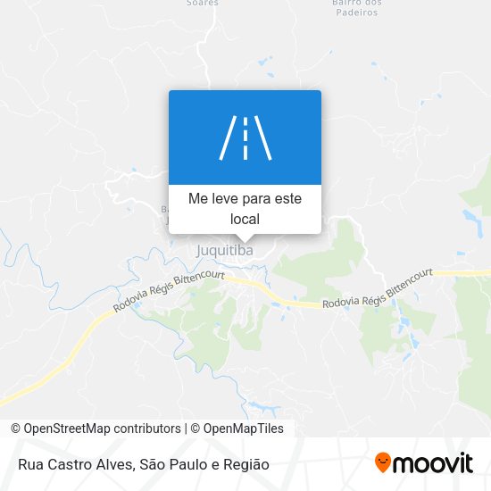 Rua Castro Alves mapa