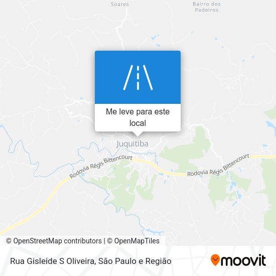 Rua Gisleide S Oliveira mapa