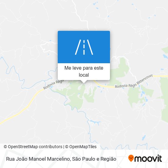 Rua João Manoel Marcelino mapa
