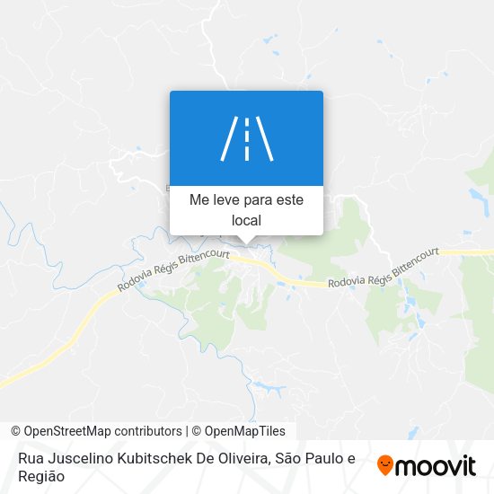 Rua Juscelino Kubitschek De Oliveira mapa