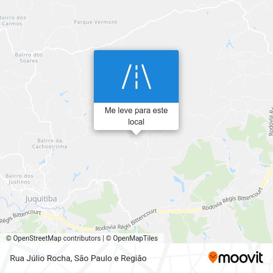 Rua Júlio Rocha mapa