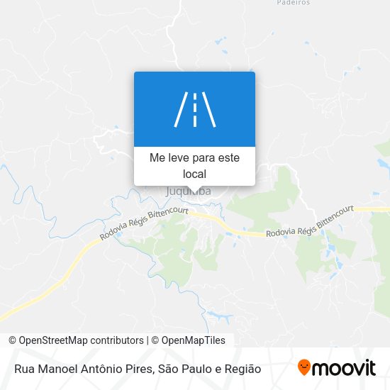 Rua Manoel Antônio Pires mapa