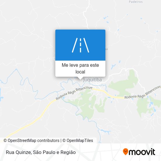 Rua Quinze mapa