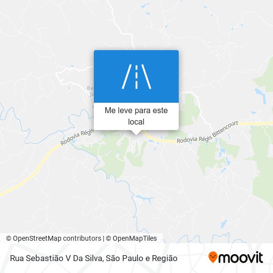 Rua Sebastião V Da Silva mapa