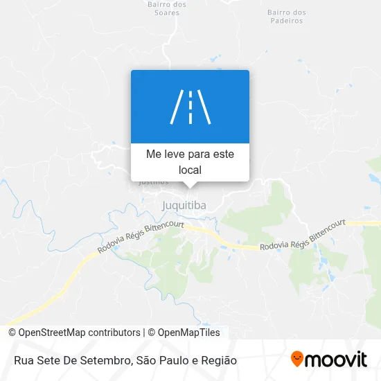 Rua Sete De Setembro mapa