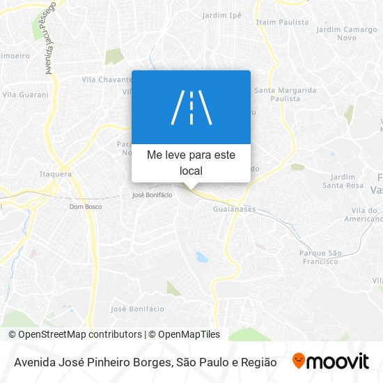 Avenida José Pinheiro Borges mapa