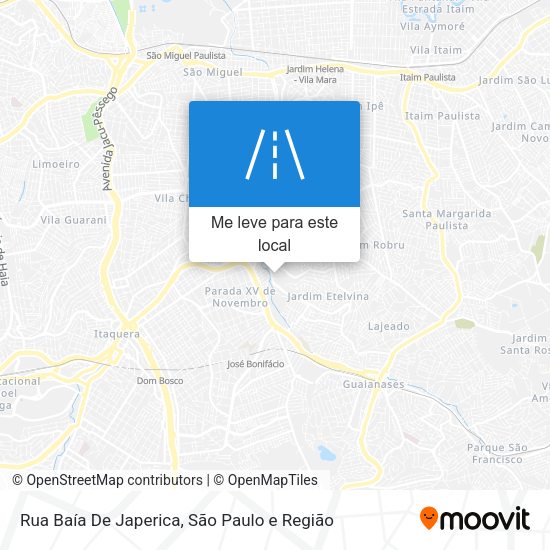 Rua Baía De Japerica mapa