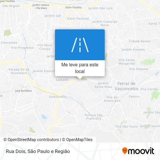 Rua Dois mapa