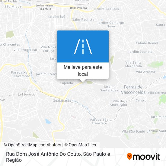 Rua Dom José Antônio Do Couto mapa