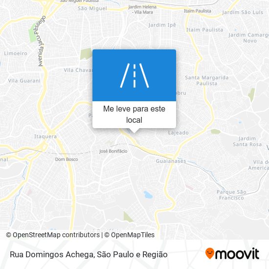 Rua Domingos Achega mapa