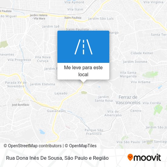 Rua Dona Inês De Sousa mapa