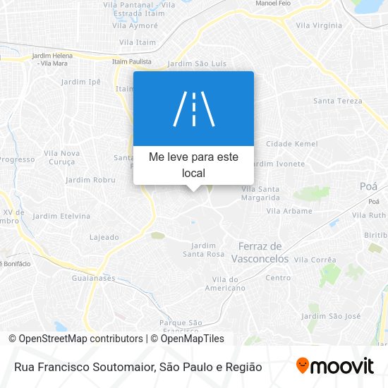 Rua Francisco Soutomaior mapa