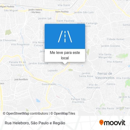Rua Heleboro mapa