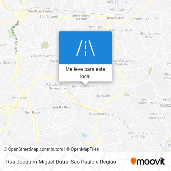 Rua Joaquim Miguel Dutra mapa
