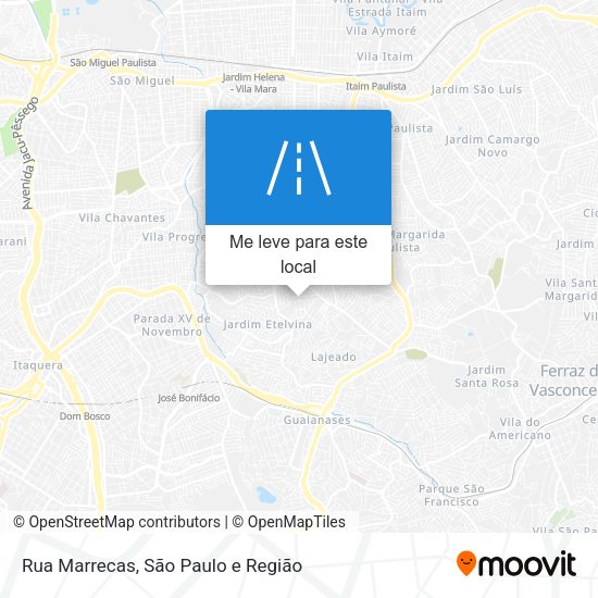 Rua Marrecas mapa