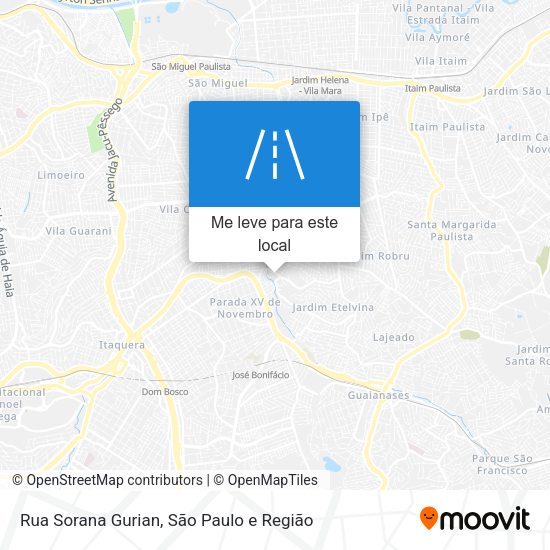 Rua Sorana Gurian mapa