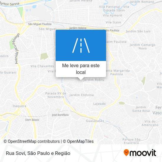 Rua Sovi mapa
